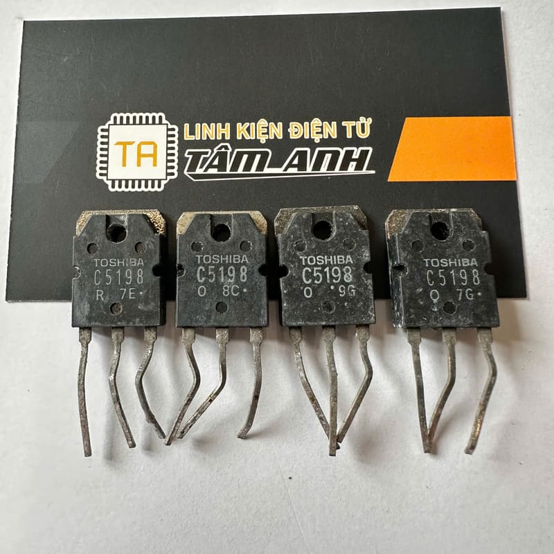  C5198 tháo máy Transistor NPN 10A 140V TO-3P