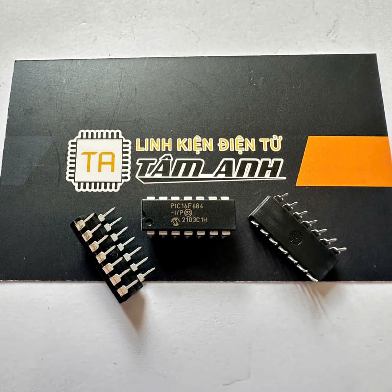 IC Điều Khiển PIC16F684 - DIP14 chính hãng